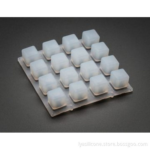 R&D silicone keypad button, used on the piano